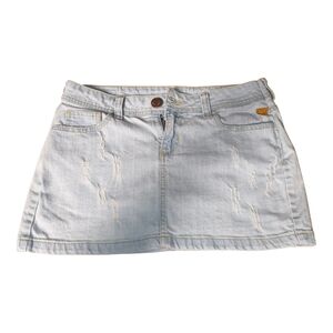 Canalera Light Blue Denim Skirt/Short